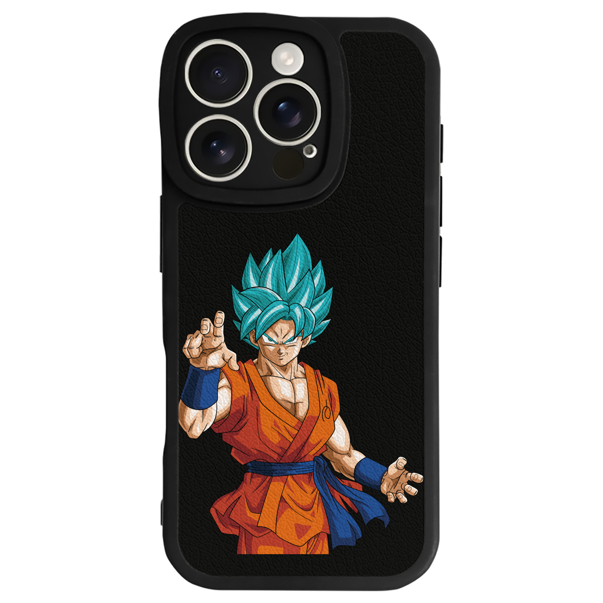 （画像用） ドラゴンボール 孫悟空（そん ごくう）Son Goku カカロット DRAGON BALL Kakarotto 【iPhone 16シリーズ対応】シリコンスマホケース（レザー調） 材質：シリコン